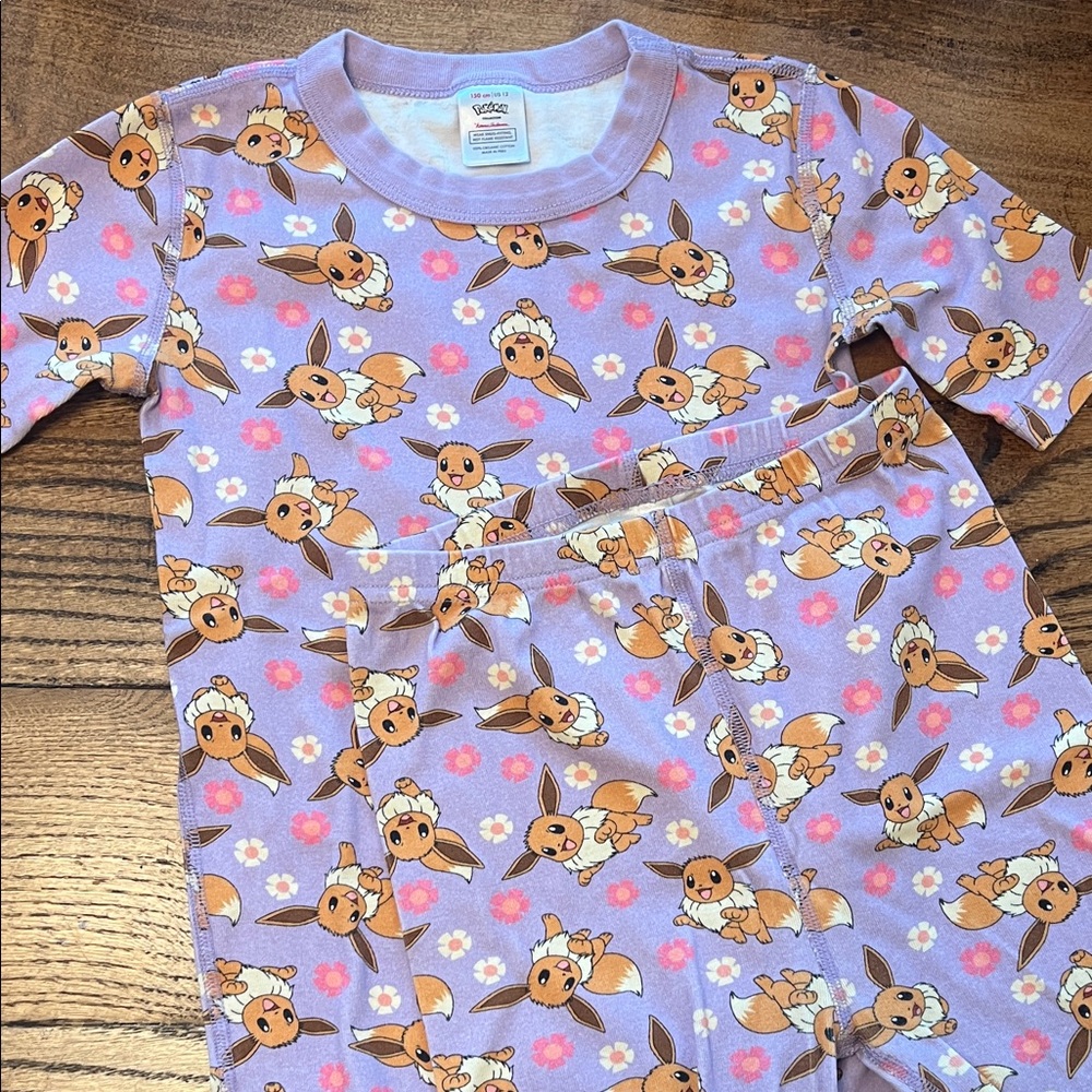 Hanna Andersson x Pokémon Kids Pajama Set - Purple and Pink